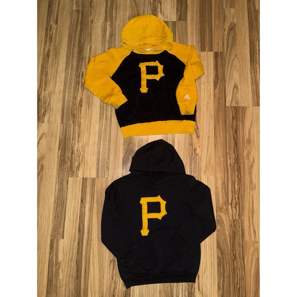 Pittsburgh Pirates Adidas Outer Stuff Boys Sz Small 8‎ Hoodie Sweatshirt